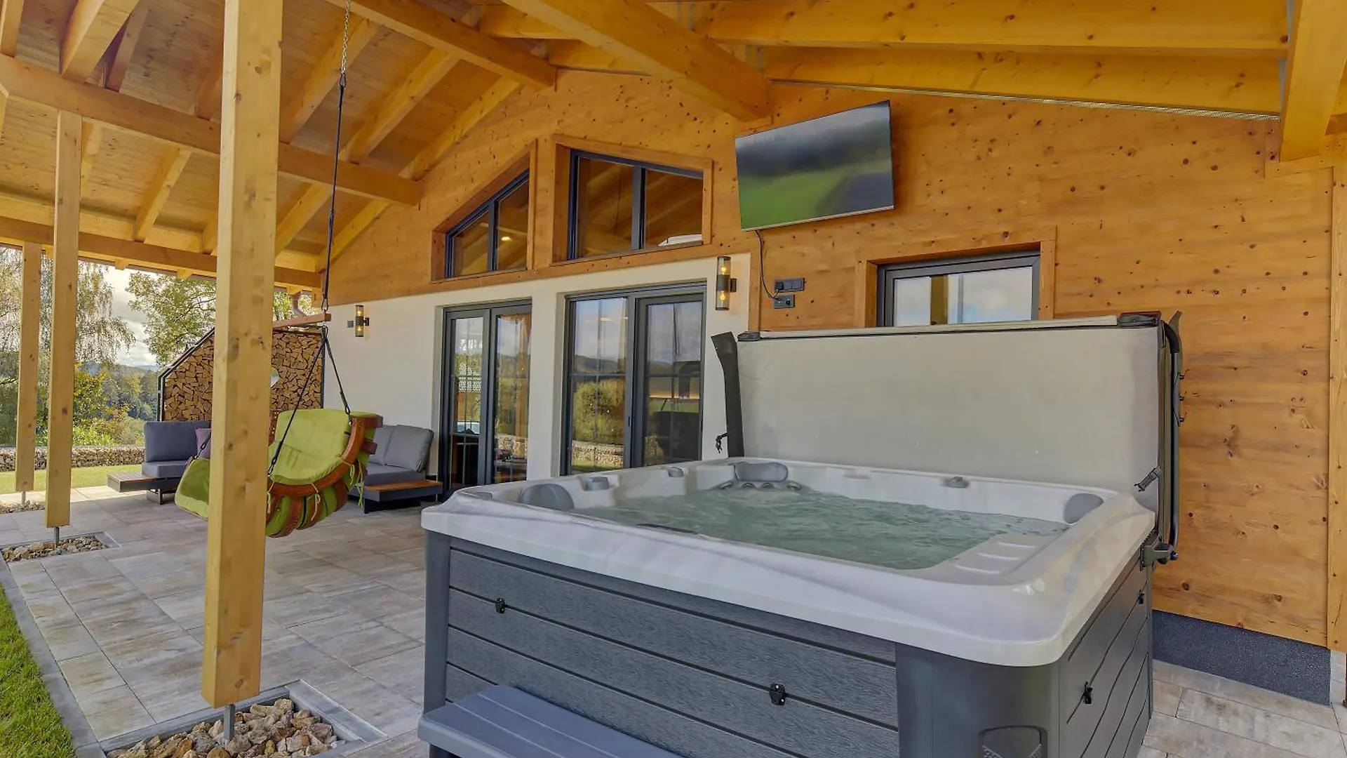 Шале Luxus-Chalet Muehlberg Eppenschlag