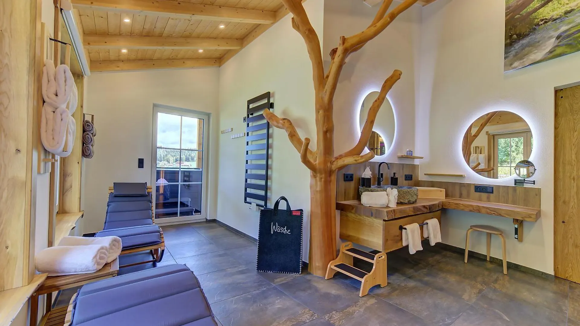 Luxus-Chalet Muehlberg Eppenschlag Шале